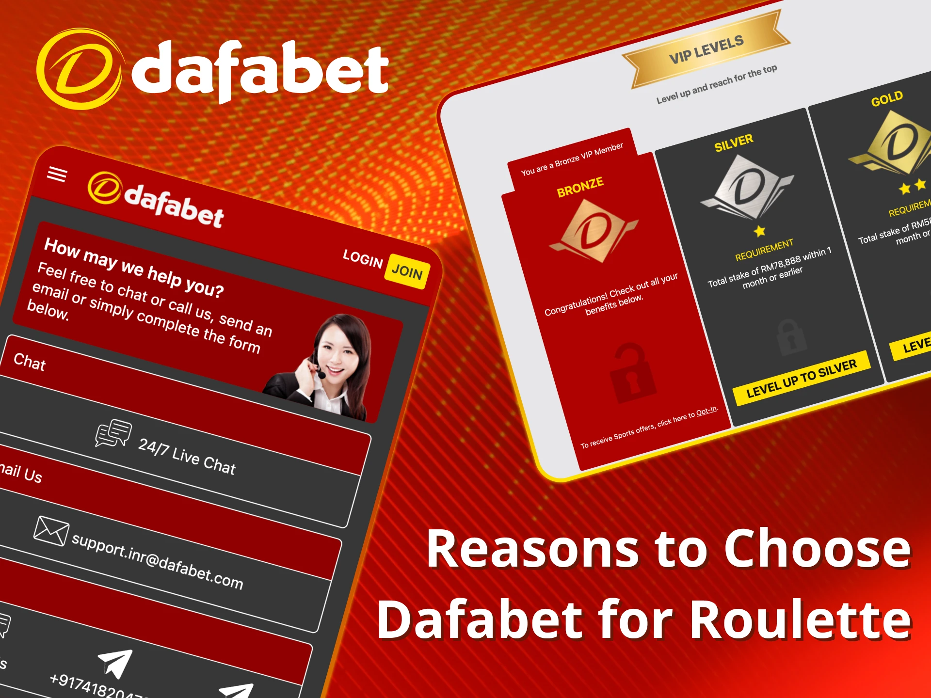 See why to choose roulette at Dafabet.